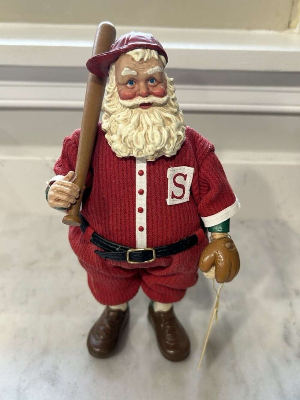 Fabriche Kurt Adler KSA Collectibles All Star Santa Figurine NO BAT